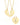 Collier Couple Cœur Divisé - Plaqué Or 18k